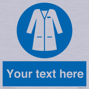 Custom Mandatory: Wear laboratory coat